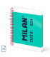 BLOC MILAN NATA 624 A5 80h HRZ. VERDE