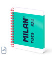 BLOC MILAN NATA 624 A5 80h HRZ. VERDE
