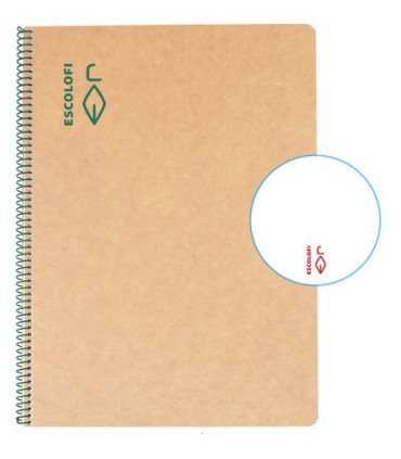 BLOC ESCOLOFI GREEN A4 50h LISO 80g