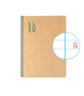BLOC ESCOLOFI GREEN A5 50h HRZT. 80g C/
