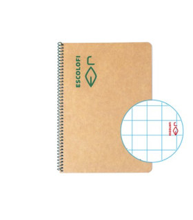 BLOC ESCOLOFI 4º100h 5x5 80g ECOLOGICO