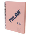 BLOC MILAN 430 A4 120h CD.5 ROSA