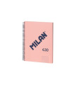 BLOC MILAN 430 A4 80h CD.5 ROSA