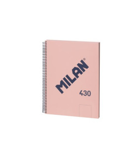 BLOC MILAN 430 A4 80h LISO ROSA