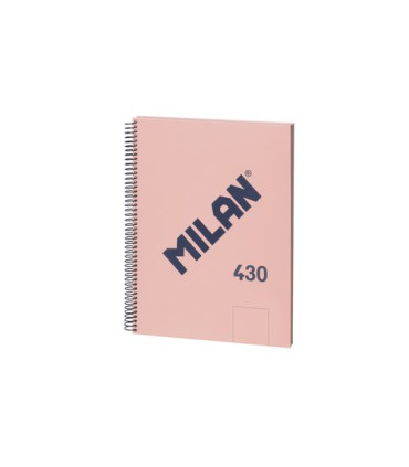 BLOC MILAN 430 A4 80h LISO ROSA