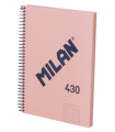 BLOC MILAN 430 A5 80h CD.5 ROSA