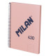 BLOC MILAN 430 A5 80h HZ. ROSA