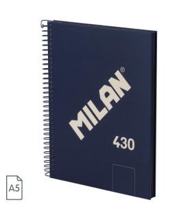BLOC MILAN 430 A5 80h LISO AZUL
