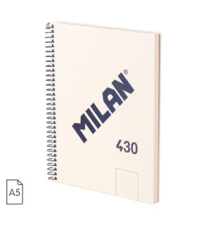BLOC MILAN 430 A5 80h LISO BEIGE