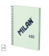 BLOC MILAN 430 A5 80h LISO VERDE