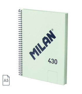 BLOC MILAN 430 A5 80h LISO VERDE