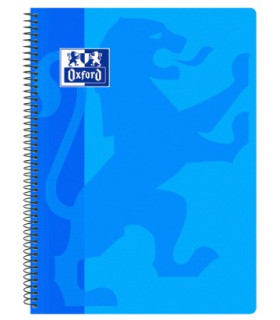 BLOC OXF.SCH.PP Fº 80h CD.4 AZUL TURQUE
