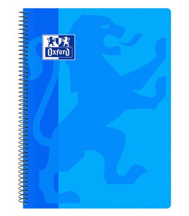 BLOC OXF.SCH.PP Fº 80h CD.4 AZUL TURQUE