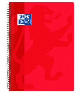 BLOC OXF.SCH.PP Fº 80h CD.4 ROJO