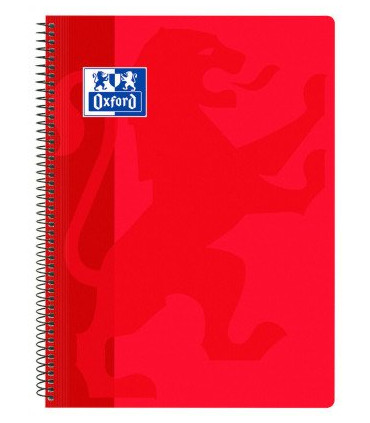 BLOC OXF.SCH.PP Fº 80h CD.4 ROJO