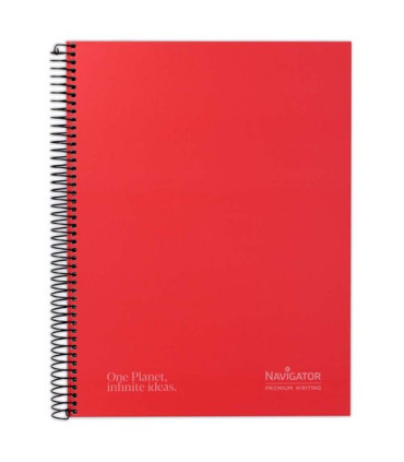 BLOC NAVIGATOR A4 120h CD.5 ROJO