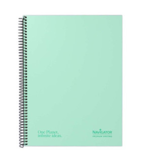 BLOC NAVIGATOR A4 120h HZ PASTEL MINT