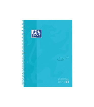 BLOC OXF. EU.BOOK 1 A4 80h CD.5 AZUL PA