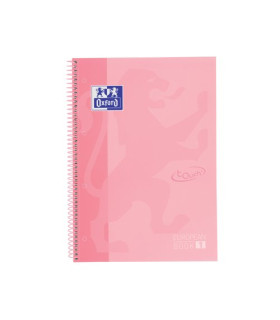 BLOC OXF. EU.BOOK 1 A4 80h CD.5 FLAMING