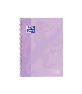 BLOC OXF. EU.BOOK 1 A4 80h CD.5 LAVANDA