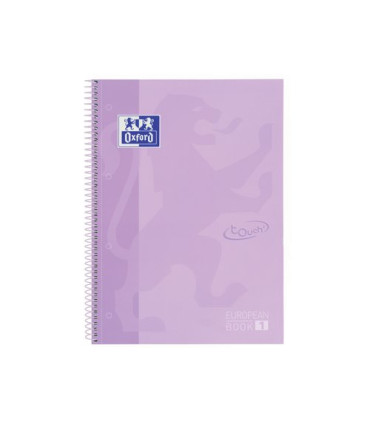 BLOC OXF. EU.BOOK 1 A4 80h CD.5 LAVANDA