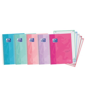 BLOC OXF. EU.BOOK 5 A4 120h CD.5 COL.(5