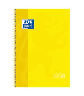 BLOC OXF. EU.BOOK 1 A4 80h CD.5 AMARILL