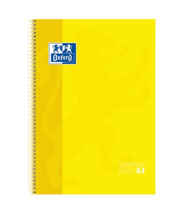 BLOC OXF. EU.BOOK 1 A4 80h CD.5 AMARILL