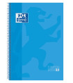 BLOC OXF. EU.BOOK 1 A4 80h CD.5 TURQUES