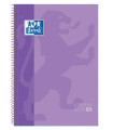 BLOC OXF. EU.BOOK 1 A4 80h CD.5 LILA
