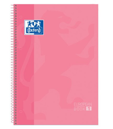 BLOC OXF. EU.BOOK 1 A4 80h CD.5 ROSA