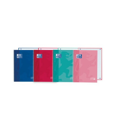 BLOC OXF. EU.BOOK 1 A5 80h CD.5 COL.(4)