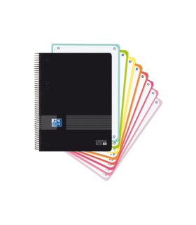 BLOC OXF. EU.BOOK 8 PP A5 160h CD.5 NG