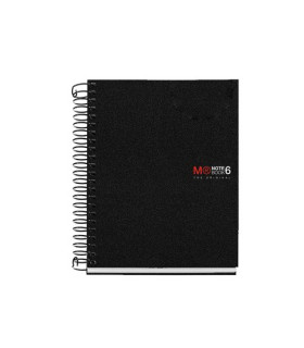 BLOC MR NB-6 mic.PP A6 150h CD.5 NEGRO