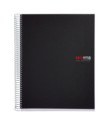 BLOC MR NB-8 mic.PP A4 200h CD.5 NEGRO