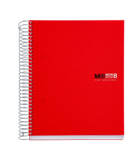 BLOC MR NB-8 mic.PP A5 200h CD.5 ROJO
