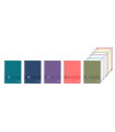 BLOC OXF. EU.BOOK 8 A4 160h CD.5 SURTID