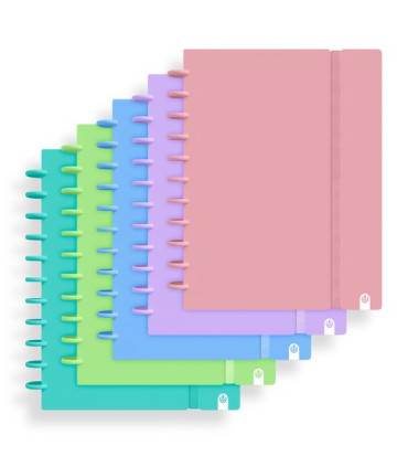 BLOC CARCHIVO INGENIOX PASTEL A4 80h CD.