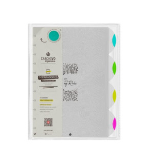 SEPARADORES CARCHIVO INGENIOX NEON PP A4