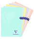 LIBRETA CLAIRE. PP A4 48 HJS.HRZ PASTEL
