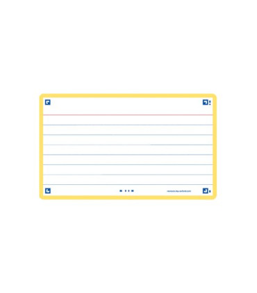 FICHAS OXFORD FLASH 75x125 HZ. AMARILLO