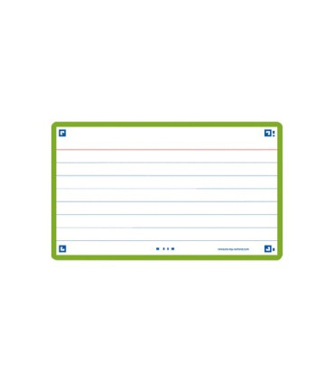 FICHAS OXFORD FLASH 75x125 HZ. VERDE (30