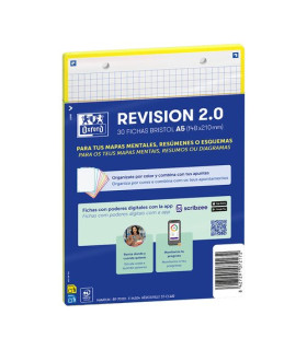 FICHAS OXFORD REVISION A5 HZ. AMARILLO (