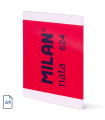 LIBRETA MILAN 624 A4 48h LISO ROSA