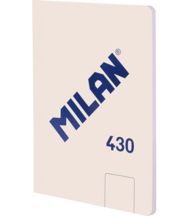LIBRETA MILAN 430 A5 48h LISO BEIGE