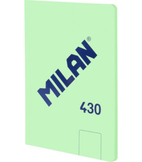 LIBRETA MILAN 430 A5 48h LISO VERDE