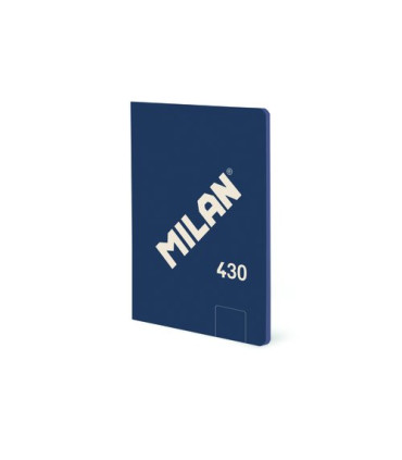 LIBRETA MILAN 430 A6 48h LISO AZUL