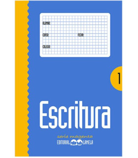 CUADERNO LAMELA ESCRITURA Magenta  1