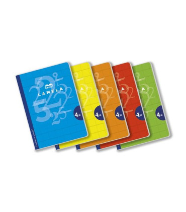 LAMELA LIBRETA 50h A4 CDV. 4 PACK 5