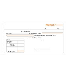 TALONARIO ALQUILER IVA DUPLICADO LOAN